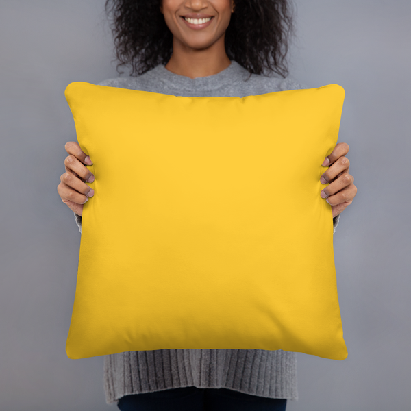 Only in NC, Basic Decorative Pillow-Yellow