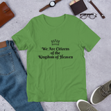 We Are Citizens, Unisex Adult Short-Sleeve T-Shirt-Black Text