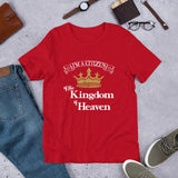 I'm a Citizen, Unisex Adult Short-Sleeve T-Shirt-White Text