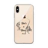 She's a Show Off, iPhone Case, X/XS, XS Max, XR_Black-Design