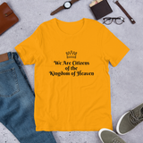 We Are Citizens, Unisex Adult Short-Sleeve T-Shirt-Black Text