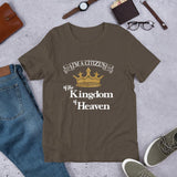 I'm a Citizen, Unisex Adult Short-Sleeve T-Shirt-White Text