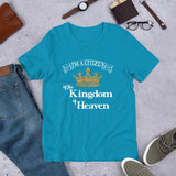 I'm a Citizen, Unisex Adult Short-Sleeve T-Shirt-White Text
