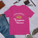 I'm a Citizen, Unisex Adult Short-Sleeve T-Shirt-White Text