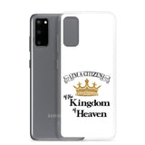 I'm a Citizen, Samsung White Case, Galaxy S10, S10e, S10+, S20, S20+, S20 Ultra_Black-Design