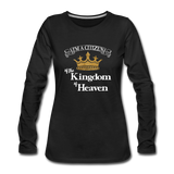 Women's Premium Slim Fit Long Sleeve T-Shirt - black