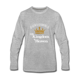 Men's Premium Long Sleeve T-Shirt - heather gray