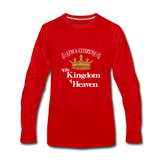 Men's Premium Long Sleeve T-Shirt - red
