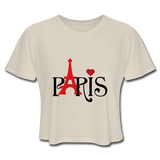 Women's Cropped T-Shirt - dust