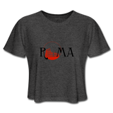 Women's Cropped T-Shirt - deep heather