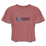 Women's Cropped T-Shirt - mauve