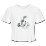 Women's Cropped T-Shirt - white