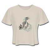 Women's Cropped T-Shirt - dust