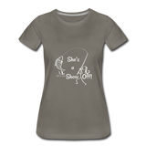 Women’s Premium T-Shirt - asphalt gray