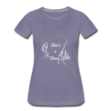 Women’s Premium T-Shirt - washed violet