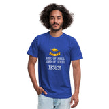 King of Kings, Unisex Jersey T-Shirt - royal blue