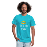 King of Kings, Unisex Jersey T-Shirt - turquoise