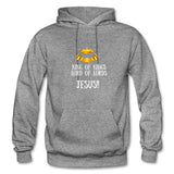 King of Kings, Unisex Gildan Heavy Blend Adult Hoodie - graphite heather