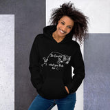 Be Careful what you Fish for, Unisex Hooded Sweatshirt-White Text-two