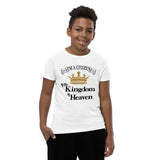 I'm a Citizen, Unisex Youth Staple Tee-Black Text